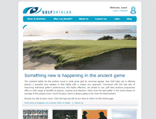 Tablet Screenshot of golfdatalab.com
